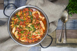 Recipe for Pressure Cooker Chicken and Chorizo Stew