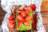 Lemon Herb Salmon Foil Packet Meal