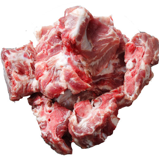 raw pork neck bones