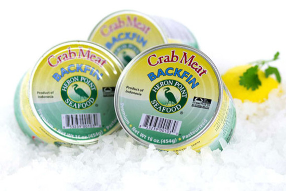 Heron Point Backfin/Lump Crab Meat cans