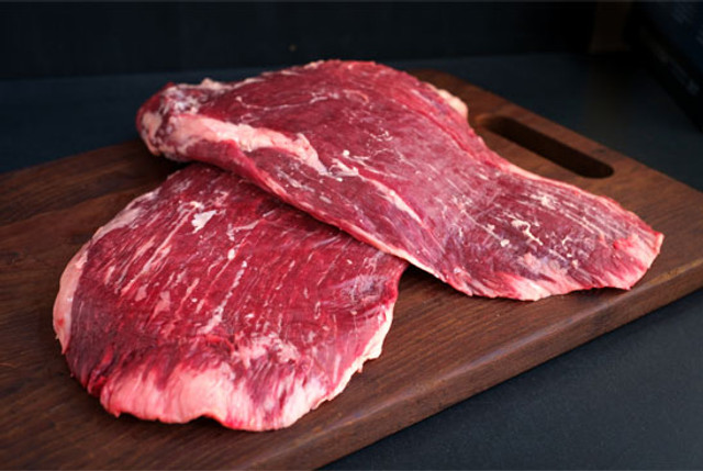 Flank Steak, USDA Boneless, (5 Lb. Avg)