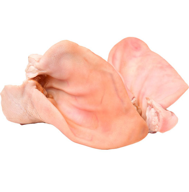 stock photo of raw pig ears