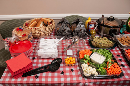 office potluck spread