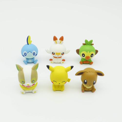 Buy 6 Pcs Full Set Pokemon Figure Clip Collection Vol.4 BANDAI 2020
