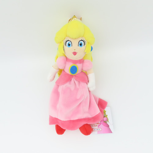 Buy Super Mario Princess Peach Plush S size Toy 24cm Long SANEI