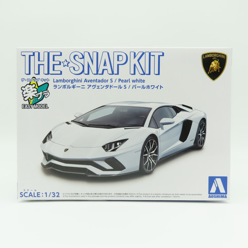 Buy 1/32 Lamborghini Aventador S Pearl White The Snap Model Kit Aoshima 2023