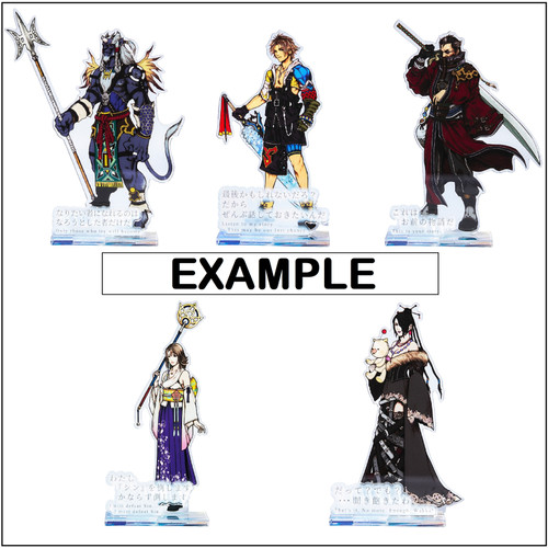 Buy Final Fantasy X Acrylic Figure Stand - Tidus, Yuna, Lulu, Kimahri, Auron - SQUARE ENIX 2023
