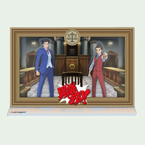 Buy Ace Attorney Odoroki Selection Diorama Acrylic Stand - Phoenix Wright & Apollo Justice Capcom 2023