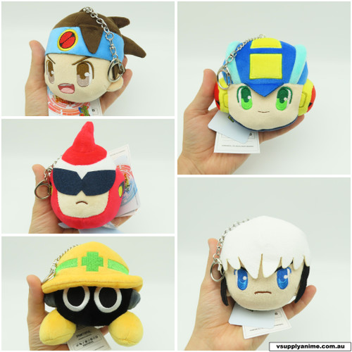 Buy Megaman Rockman EXE Plush Keychain Mettaur Proto Man Lan Hikari Eugene Chaud Fanthful 2024