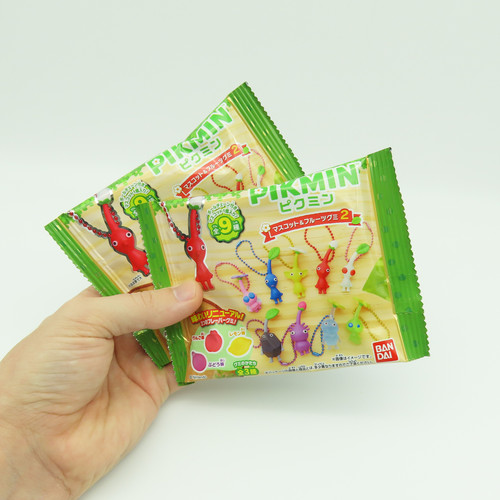 Buy 2 Pcs RANDOM Pikmin Mascot and Fruit Gummies Vol.2 Bandai 2025