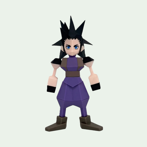 Buy Final Fantasy VII Zack Fair Polygon Soft Vinyl Action Figure Square Enix 2025