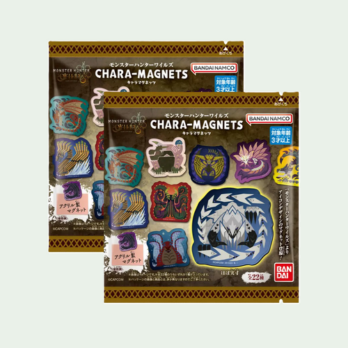 Buy 2 Pcs RANDOM Monster Hunter Wilds Chara Magnets Bandai 2025