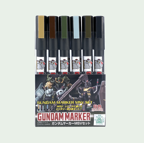 Buy 6 Pcs Set Gundam Paint Markers MSV GSI Creos