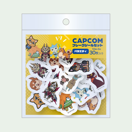 Buy 30 Pcs Set Capcom Video Game Characters Flake Stickers A Capcom