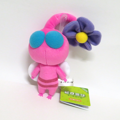 Buy Pikmin Winged Pink with flower plush toy 6.2" Tall SANEI
