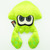 Buy Splatoon Neon Green Squid Large Plush Toy 45cm Long Nintendo