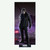 Fully assembled Capcom Resident Evil Requiem Leon S Kennedy acrylic stand display featuring the character figure standing against a rainy police cruiser background scene.