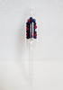 Pirl Pill BotL with Ruby and Sapphire synthetic corundum mix on white background