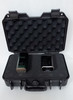 Opened StashBox UltraMega with Arizer Solo III V2.0 and Go SRT on foam insert showing on white background