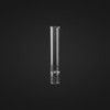 Go Aroma Tube in borosilicate clear glass on black background