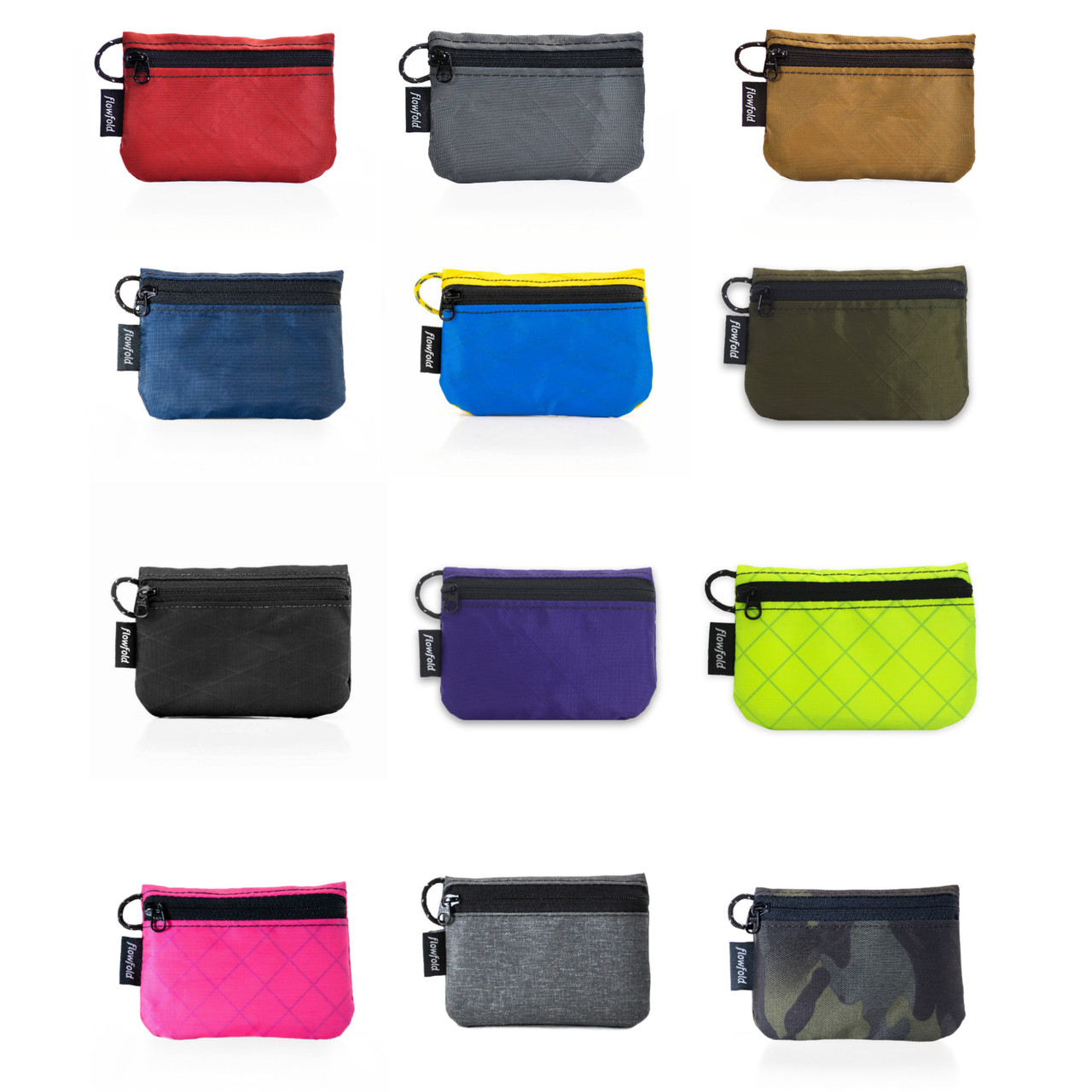 Flowfold Essentialist Zippered Mini Pouch Wallet