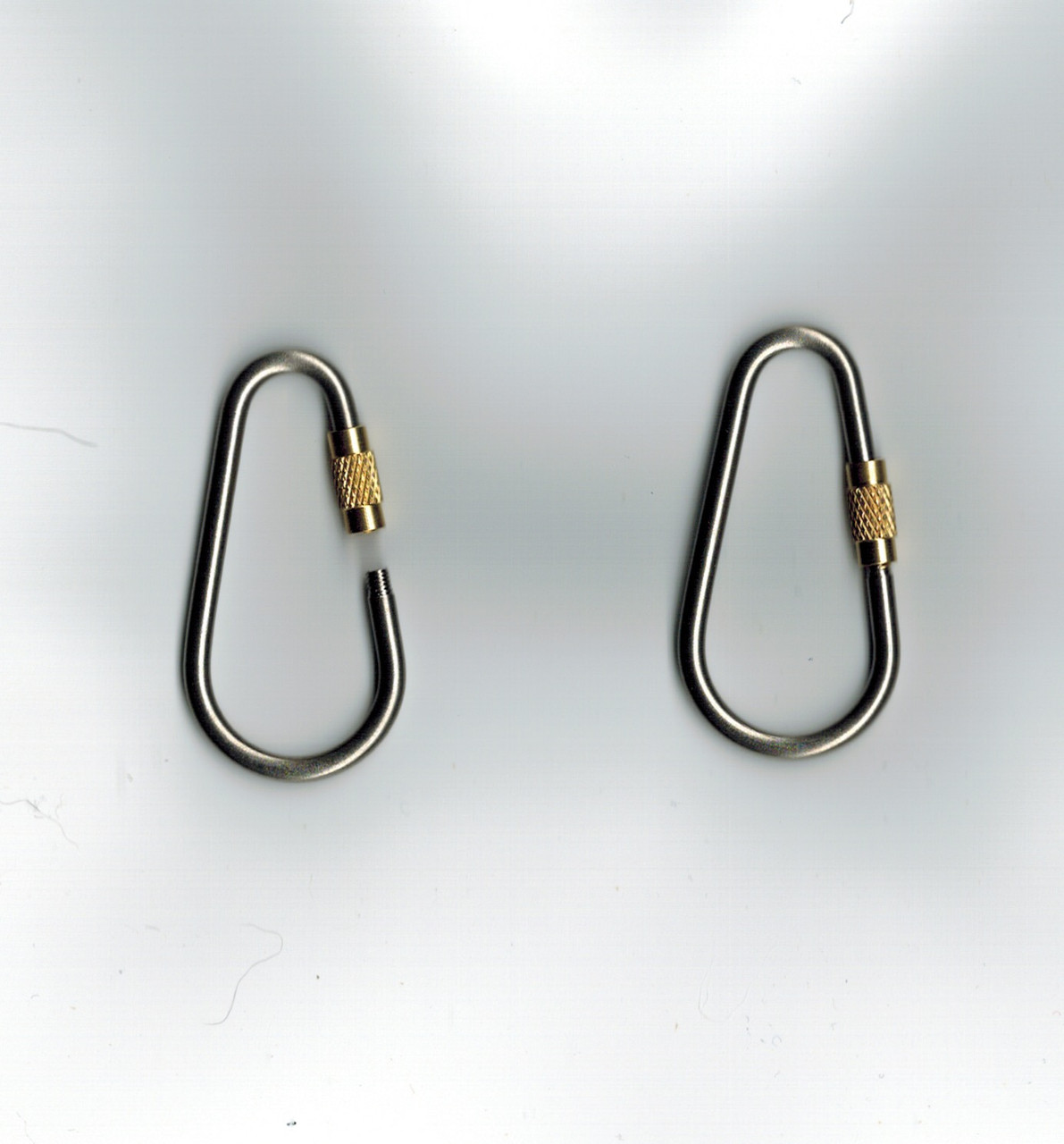 Titanium Brass Screw Link Carabiner