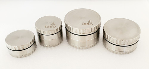 4 Piece Stainless Steel Herb Grinder 2.5”