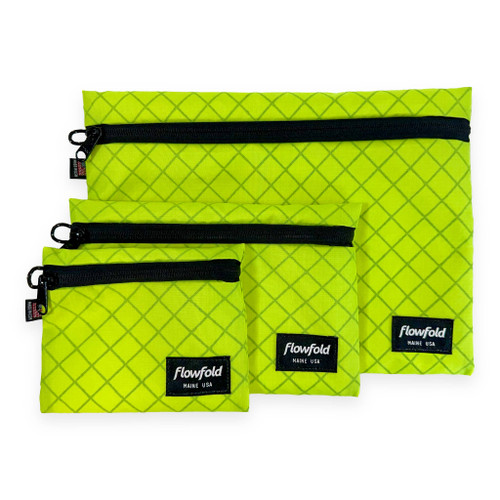 Lime Voyager Set from Flowfold on white background.