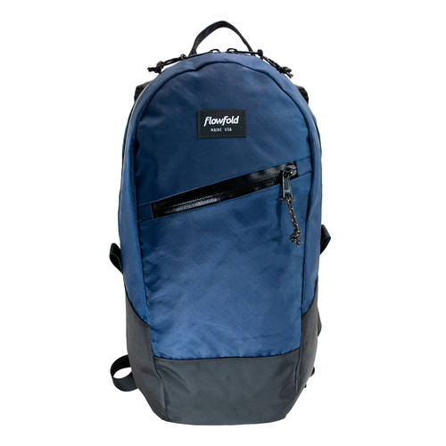 Navy Flowfold Optimist 10L Mini BackPack on white background.