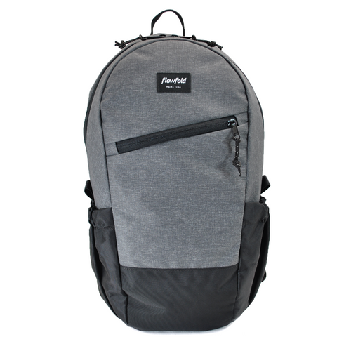 Heather Gray Flowfold Large Optimist 18L Backpack on white background Heather Gray Flowfold Large Optimist 18L Backpack on white background