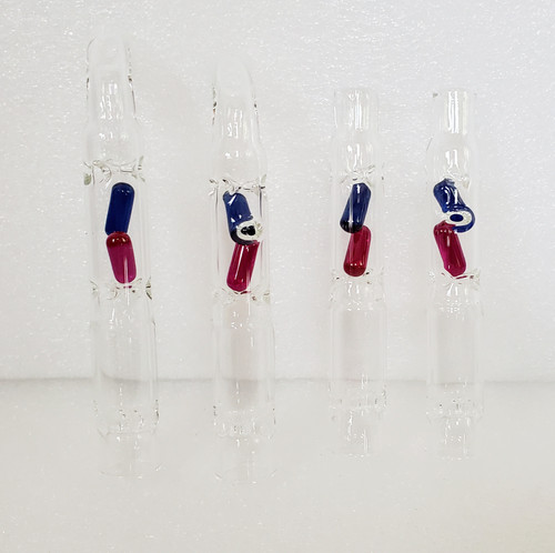 From left to Right: Curved Mouthpiece, Curved Mouthpiece with AirPort, Straight Mouthpiece and Straight Mouthpiece with AirPort. All on white background. From left to Right: Curved Mouthpiece, Curved Mouthpiece with AirPort, Straight Mouthpiece and Straight Mouthpiece with AirPort. All on white background.
