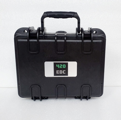 StashBox Deluxe with handle up on white background