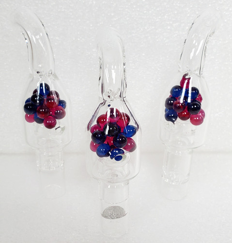 Pirl Lil Pill BotL with Ruby and Sapphire Array for Arizer Solo and Air series on white background