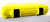 Yellow Large Stashcase closed on white background