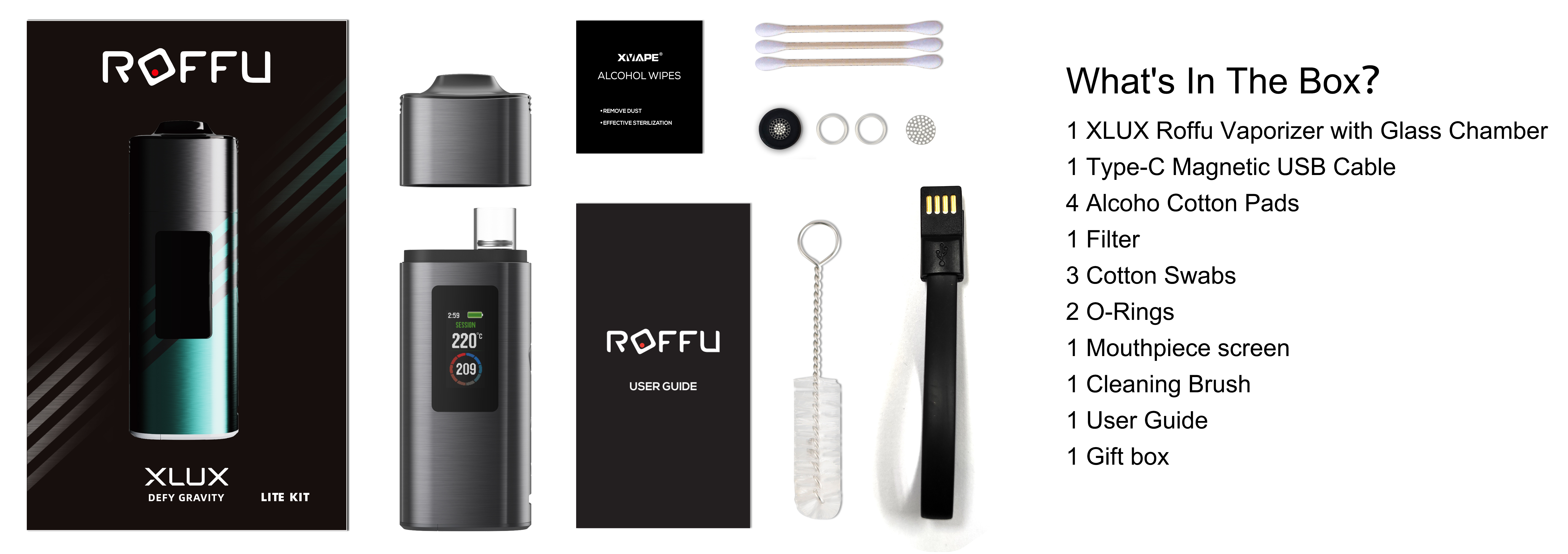 XLux Roffu Lite Kit of What's In the Box