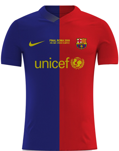 Barcelona 08/09 Men's Home Retro Shirt UCL Edition