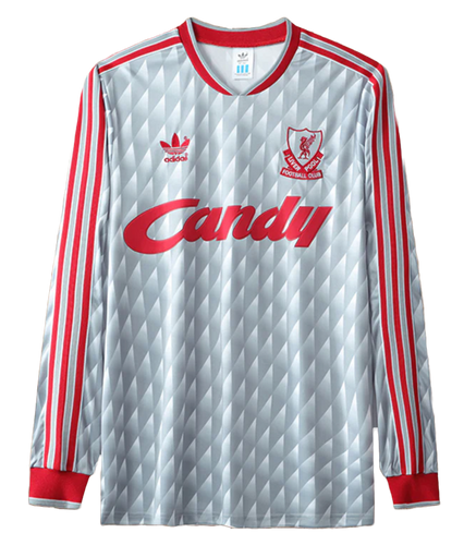 Liverpool 89/91 Men's Away Retro Long Sleeve Shirt