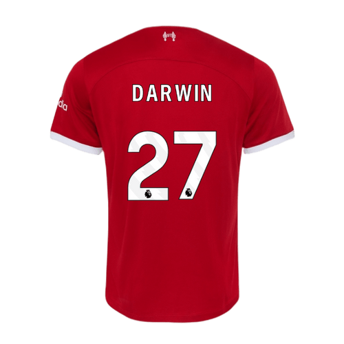 DARWIN #27 Liverpool 23/24 Authentic Men's Home Shirt - PL Font