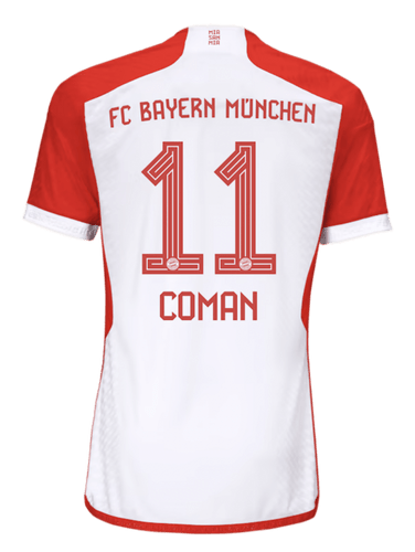 COMAN #11 Bayern Munich 23/24 Authentic Men's Home Shirt