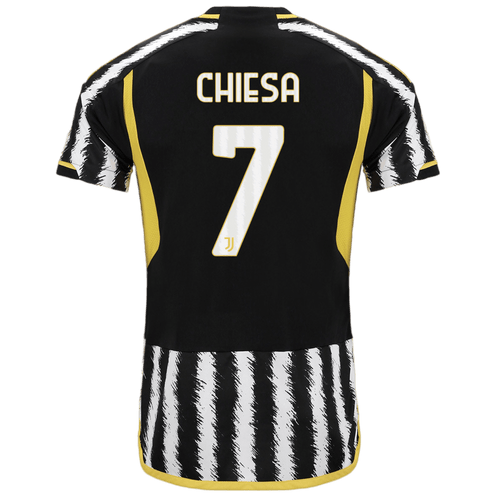 CHIESA #7 Juventus 23/24 Stadium Men's Home Shirt