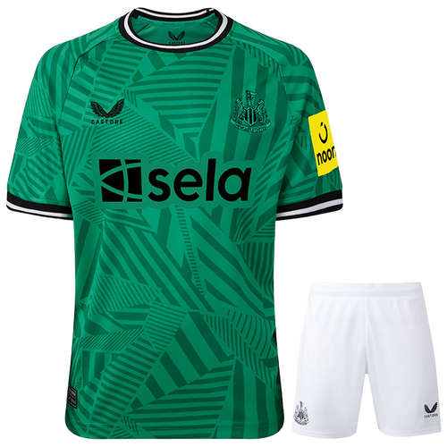 Newcastle United 23/24 Kid's Away Shirt and Shorts