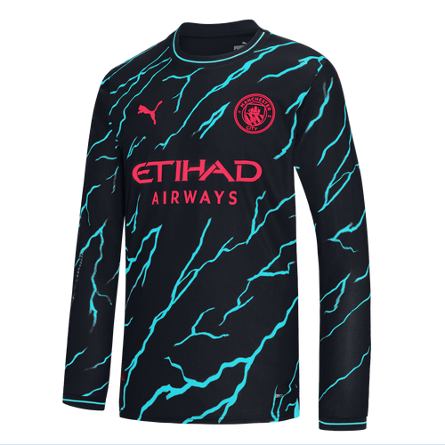 Manchester City 23/24 Men's Third Long Sleeve Shirt
