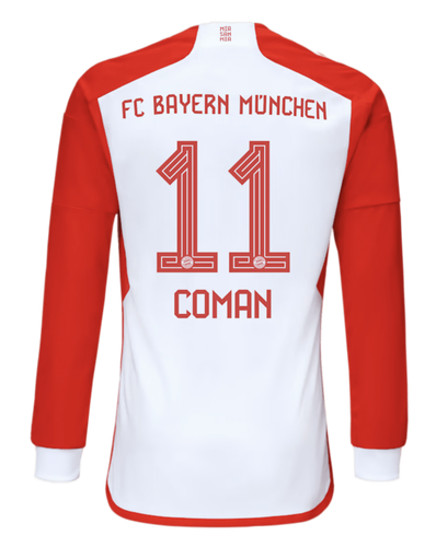 COMAN #11 Bayern Munich 23/24 Men's Home Long Sleeve Shirt