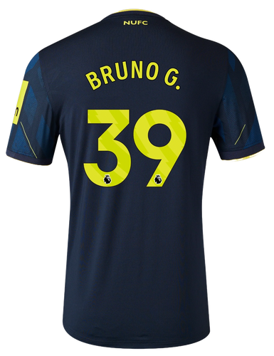 BRUNO G. #39 Newcastle United 23/24 Stadium Men's Third Shirt - PL Font
