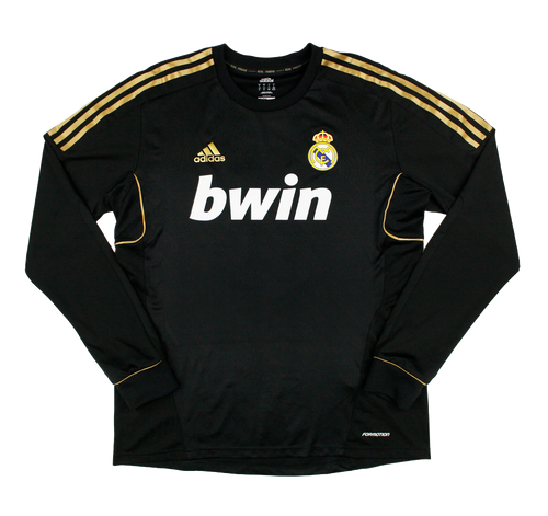 Real Madrid 11/12 Men's Away Retro Long Sleeve Shirt