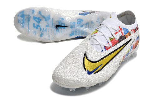 Nike Phantom GX Elite FG Football Boots - White/Multicolor