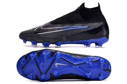 Nike Phantom GX Elite DF FG Football Boots - Drak Gray/Blue
