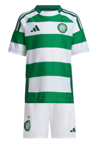 Celtic 24/25 Kid's Home Shirt and Shorts