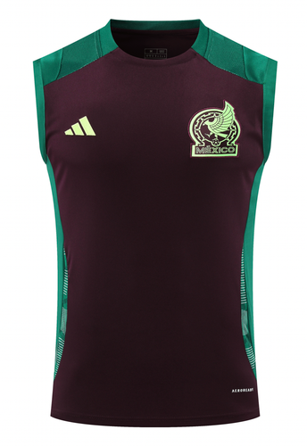 Mexico 2024 Men's Bordeaux Training Tank Top