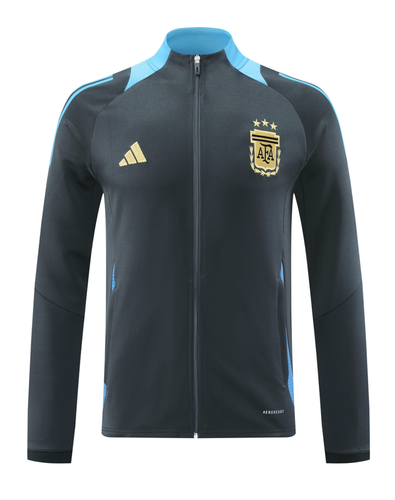 Argentina 24/25 Men's Gray Long Zip Jacket